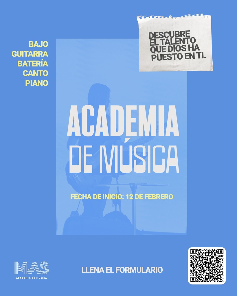 MAS academia de música (Inscripción Anual)