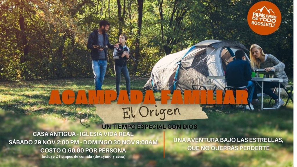 ACAMPADA FAMILIAR EL ORIGEN